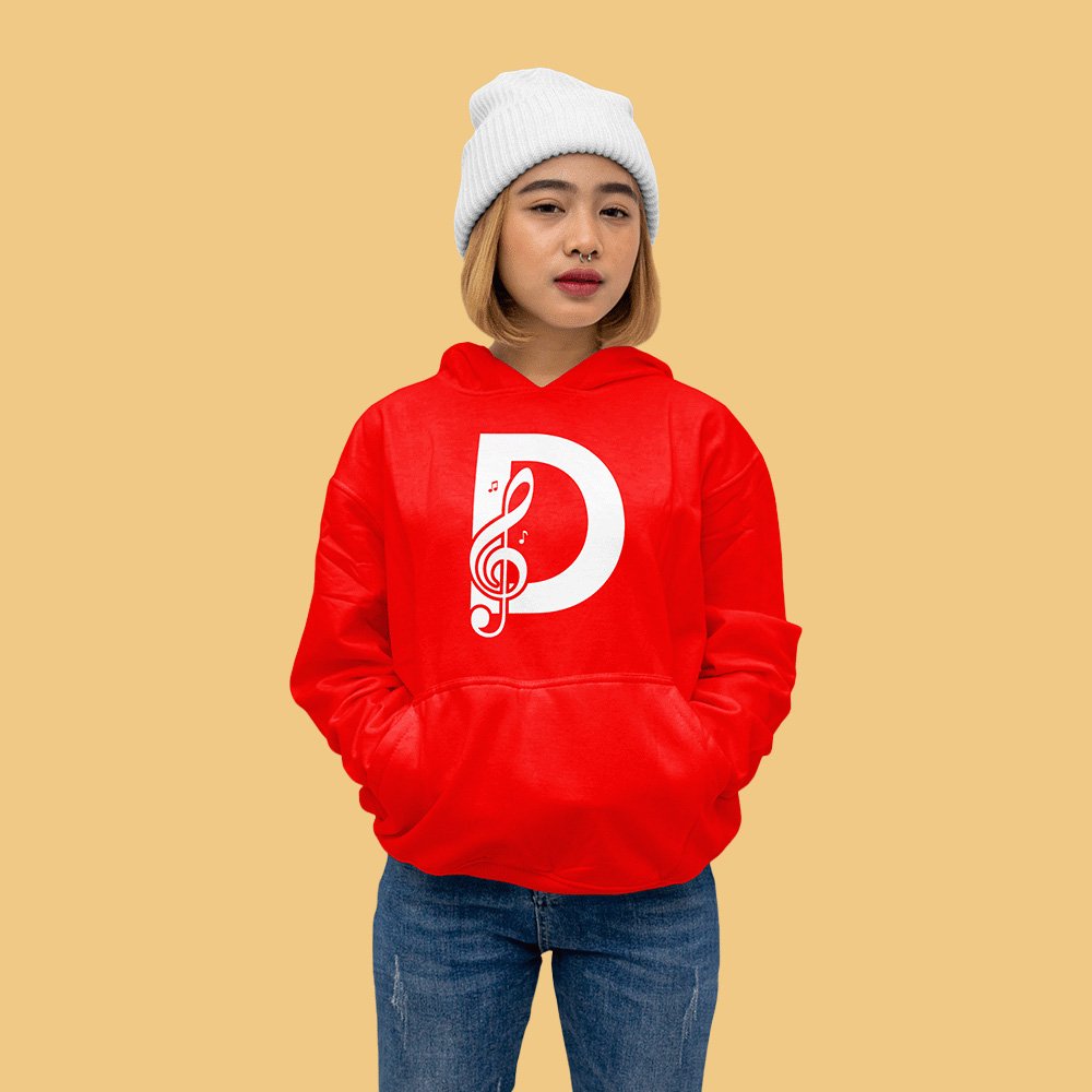 Women Hoodie red_